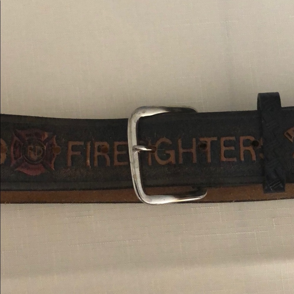 Leather Belt: Firefighter